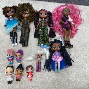 Lol Surprise toy Doll figure huge lot mini and large lot x11